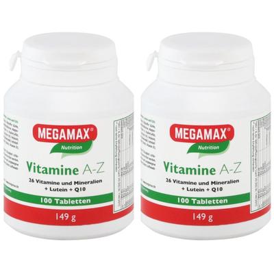 MEGAMAx VIT A-Z+Q10+Lutein x2 2x100 St Tabletten