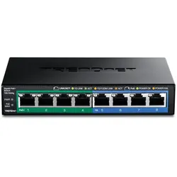 Trendnet TPE-TG44G GREENnet PoE+ (8 Ports), Netzwerk Switch, Schwarz