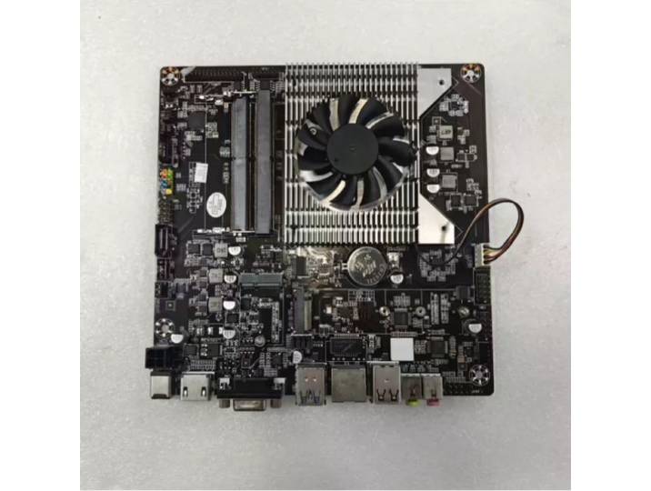 Carte mère N5095 N5105 Quad-Core Thin Mini-ITX à faible consommation pour utilisation dans les ordinateurs de bureau à domicile, les serveurs NAS et les serveurs de stockage.
