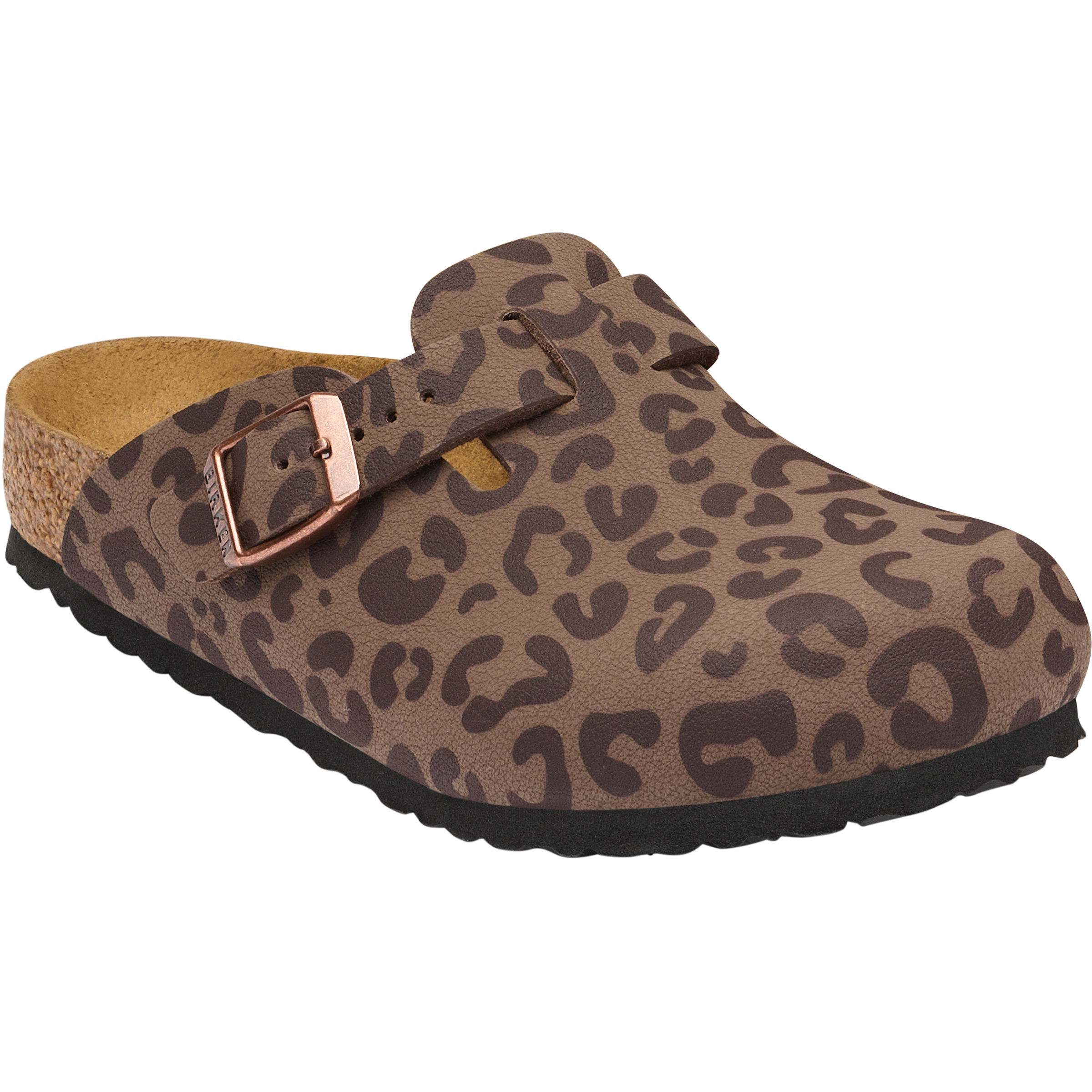 Birkenstock Boston 2.0 Birko-Flor Nubuk Narrow Sandalen Kinder Sandalen braun Größe 28 Lifestyle