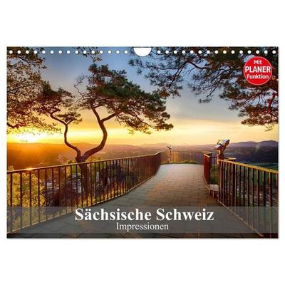 Sächsische Schweiz – Impressionen (Wandkalender 2027 DIN A4 quer), CALVENDO Monatskalender