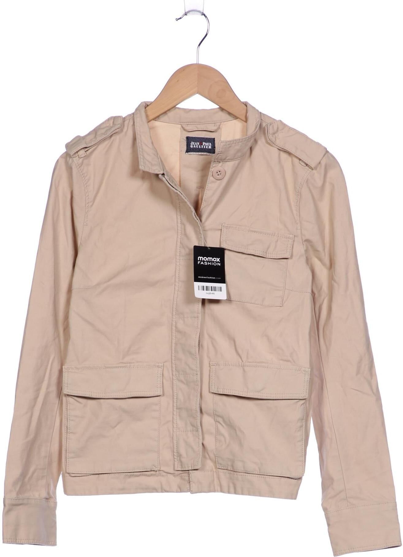 Jean Paul Gaultier Damen Jacke, Beige, Gr. S, Baumwolle / Elasthan - Second Hand