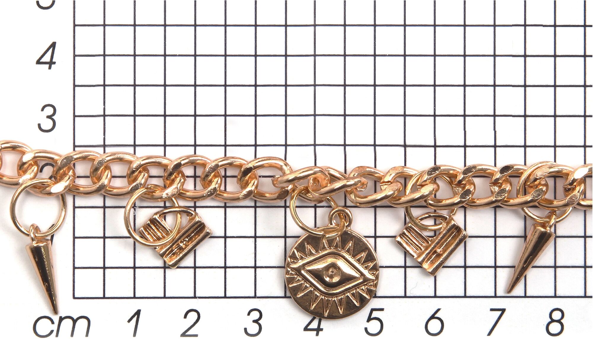Armband FIRETTI "Bettelarmband-Optik", gold (goldfarben), Armbänder, Damen, 22,5cm, Metall, Armband goldfarben 22,5cm, Metall