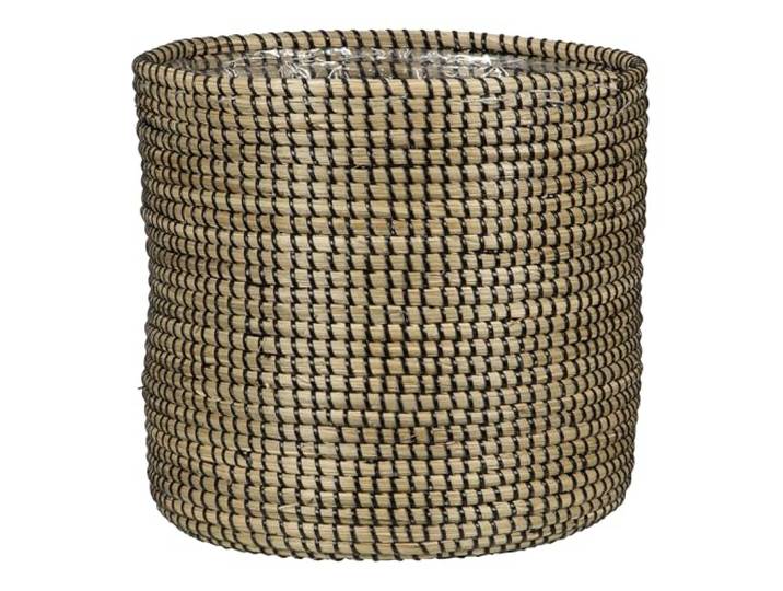 Scheurich Seegras Korbpflanzgefäß, Farbe: Black, Durchmesser: 32 cm