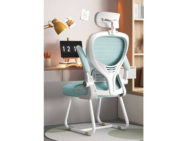 Chaise de bureau chaise d'ordinateur en arc chaise ergonomique pour la maison chaise de bureau Simple siège mahjong sédentaire confortable