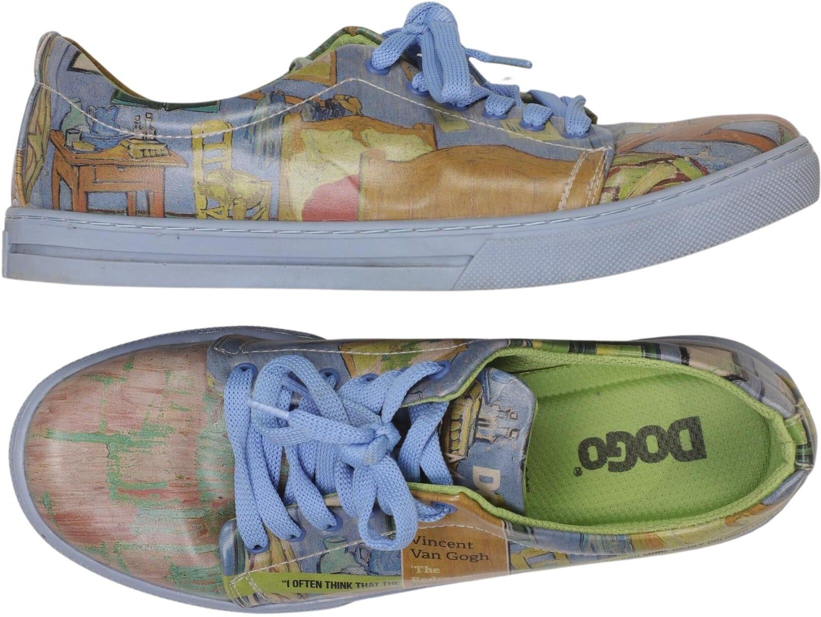 Dogo Damen Sneaker, Mehrfarbig, Gr. EU 39, Kunstleder - Second Hand