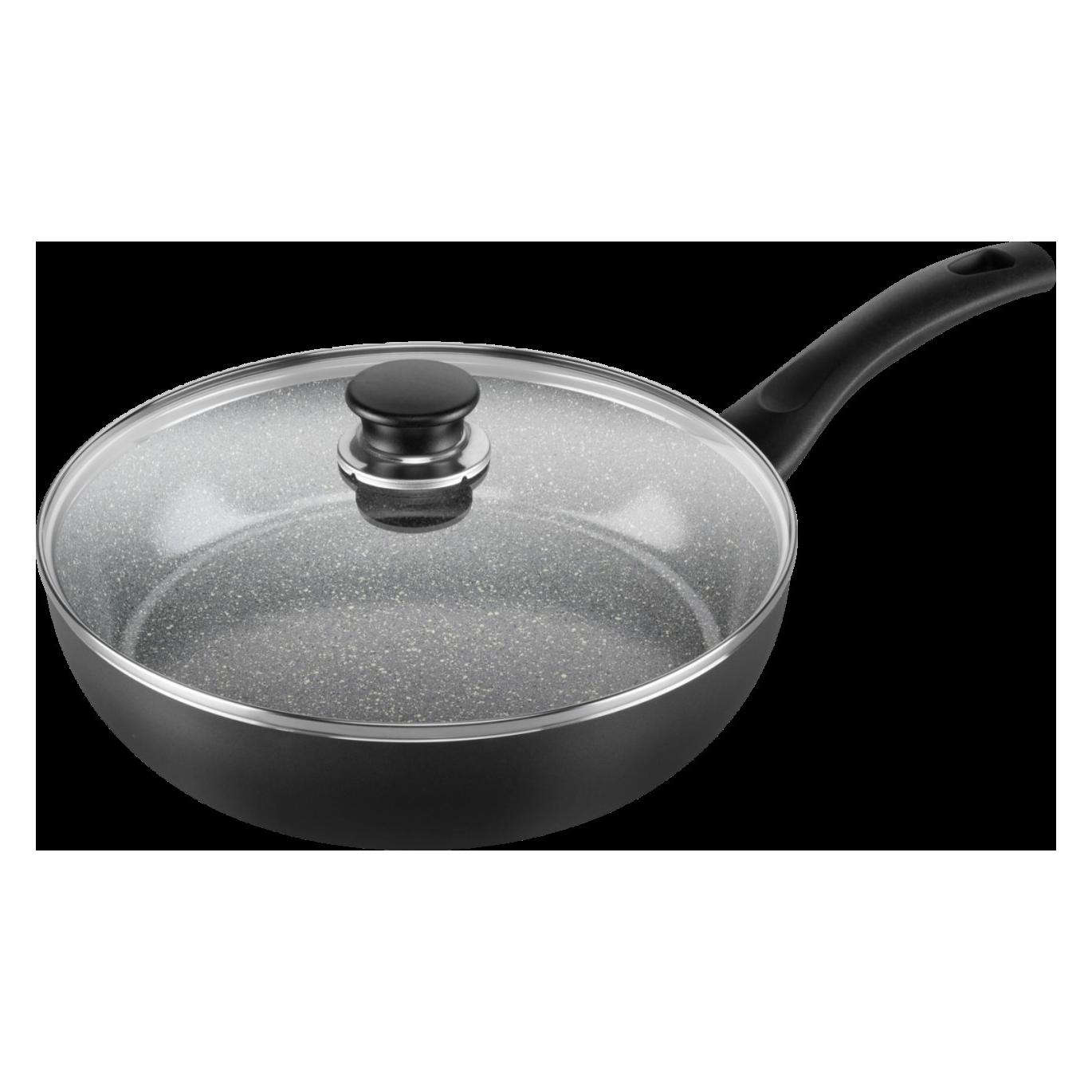 Ballarini Bologna Ceramic Schmorpfanne mit Deckel 28cm (Bräter + Schmortopf, Aluminium, 28 x 9.20 cm) (1030878)