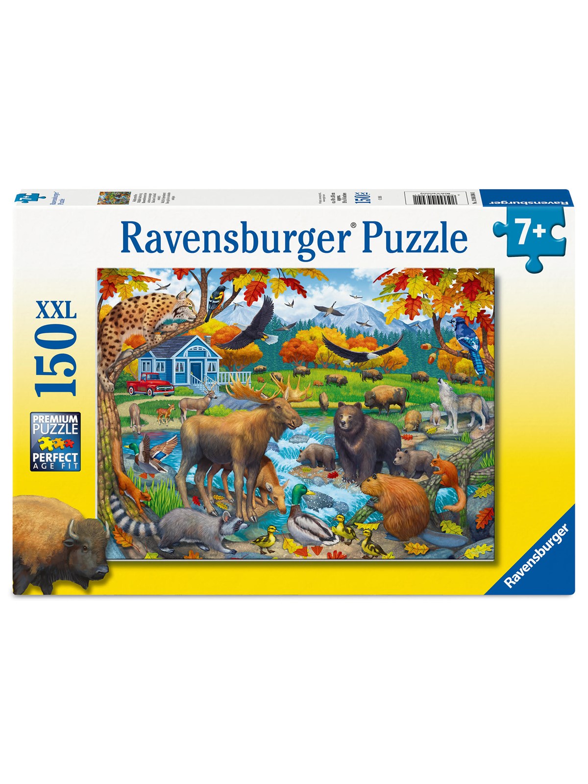 Ravensburger Wildtiere versammeln sich 150p Block