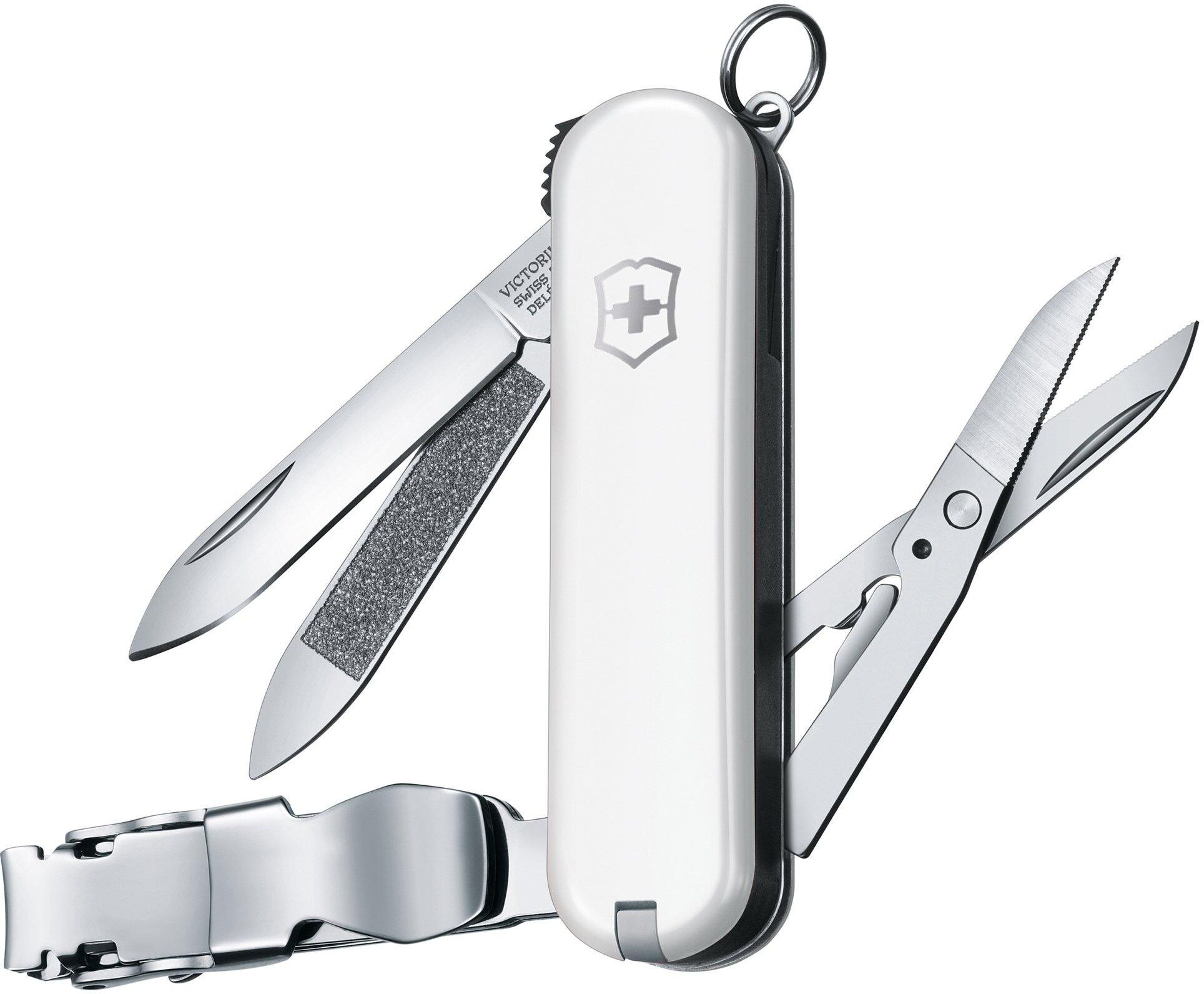 Szwajcarski scyzoryk Victorinox Nail Clip 580 White 0.6463.7