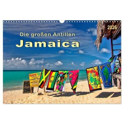 Die großen Antillen - Jamaica (Wandkalender 2026 DIN A3 quer), CALVENDO Monatskalender