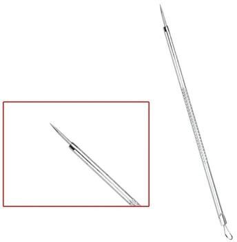 Useful Little Things Stainless Steel Cell Clip And Acne Extraction Needle Set 05