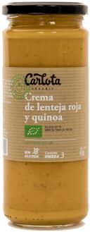 Carlota Organic Creme aus roten Linsen und Quinoa 450 gr