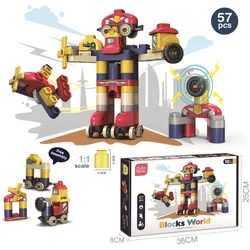 DIY-Bausatz Roboter-Bausteine(57 Stück)