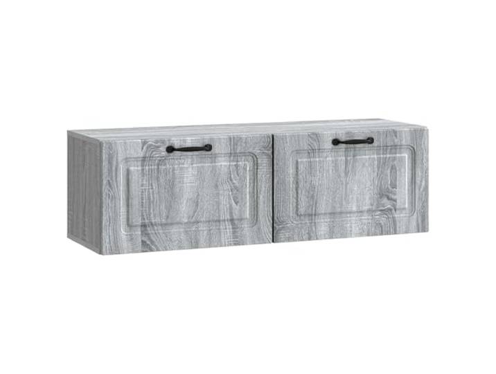 Makastle Hängender TV-Schrank Grau Sonoma 98x31x30 cm