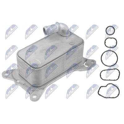 NTY Ölkühler, Motoröl CCL-ME-023 für Mercedes JEEP