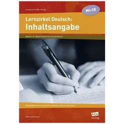 Lernzirkel Deutsch: Inhaltsangabe, Schulbücher von Hans Lammersen