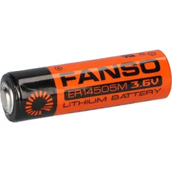 Fanso ER14505M AA Lithium Li-SOCI2 Spiral - 3.6V 2100mAh