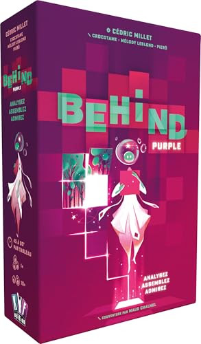 Asmodee Behind Purple KYF Edition Box nr. 2 Deductiespel en coöperatief logicaspel voor solo of families vanaf 10 jaar