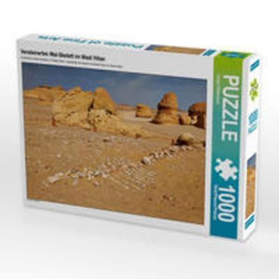 CALVENDO Puzzle Versteinertes Wal-Skelett im Wadi Hitan | 1000 Teile Lege-Größe 64x48cm Foto-Puzzle für glückliche Stunden