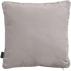 Outdoorkissen taupe 45x45x10cm - Bequemes Deko-Kissen für Lounge, Gartenstuhl & Sofa - UV-Schutz, recyceltes Material, langlebig