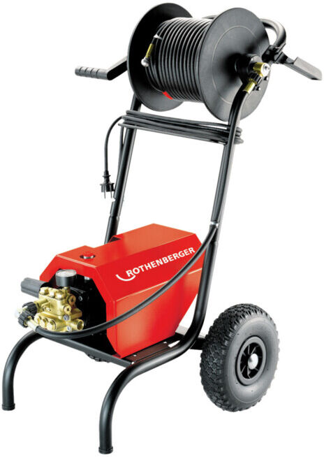 Rothenberger HD 13/100, Nettoyeur haute pression de tuyaux, 230V, 13l/min, 100bar + dévidoir de tuyaux (76020)