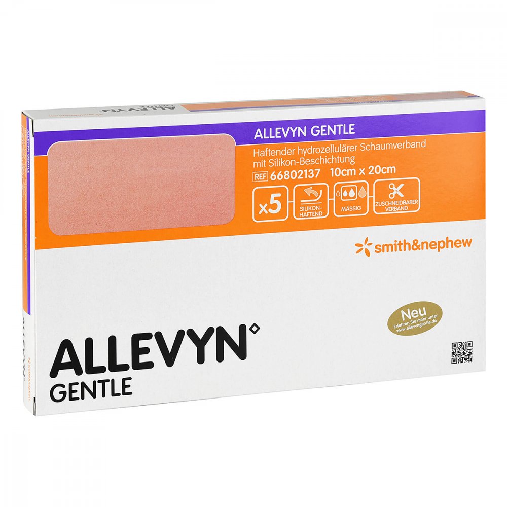 Smith & Nephew GmbH Allevyn Gentle 10x20 cm Verband 06087396