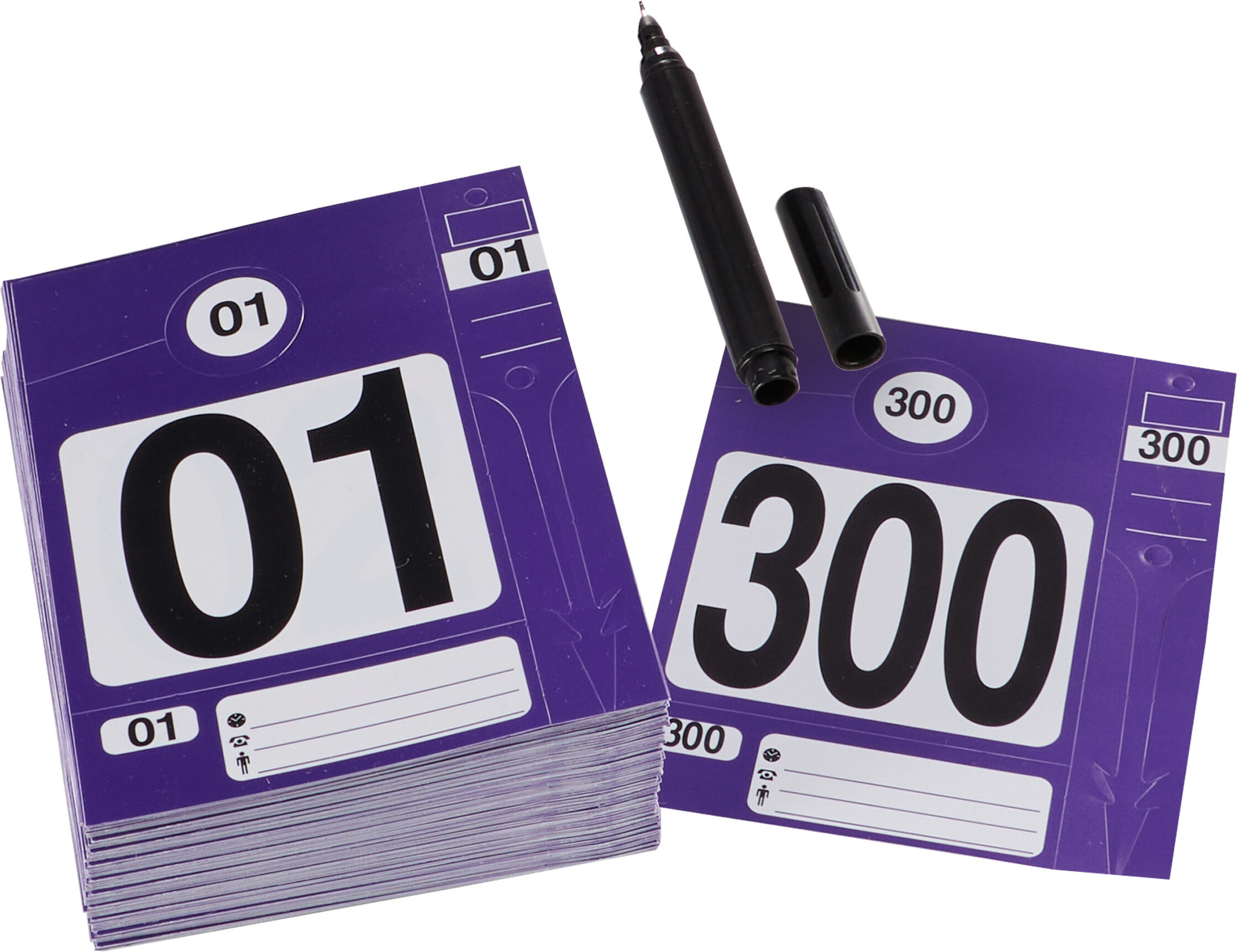 SPRINTIS 1 lot - Kits d'identification véhicule violet, plastique