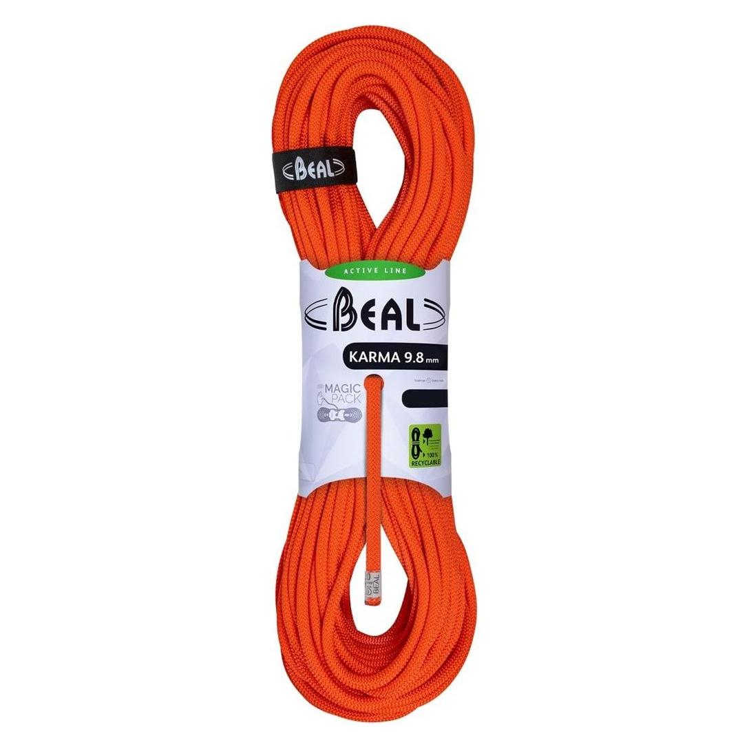 Beal Kletterseil 9,8mm Karma 80 m Orange Einfachseil (80 m) (BC098K.80.O)