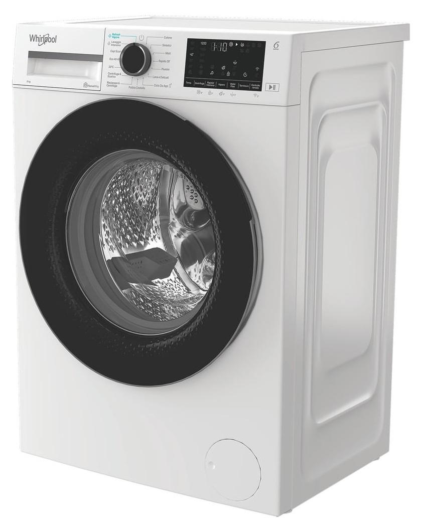 Whirlpool WAM R268WB IT, Frontlader, 8 kg, B, 74 dB, 1200 RPM, A