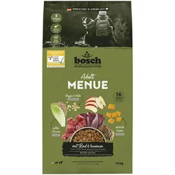 Bosch HPC MENUE Adult mit Rind + Innereien + Roggen + Hafer 1x12 kg