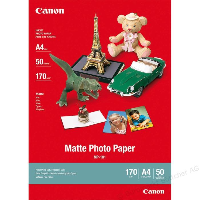 Canon MP-101 Fotopapier matt A4 210x297mm 170 g/m² - 50 Blatt 7981A005