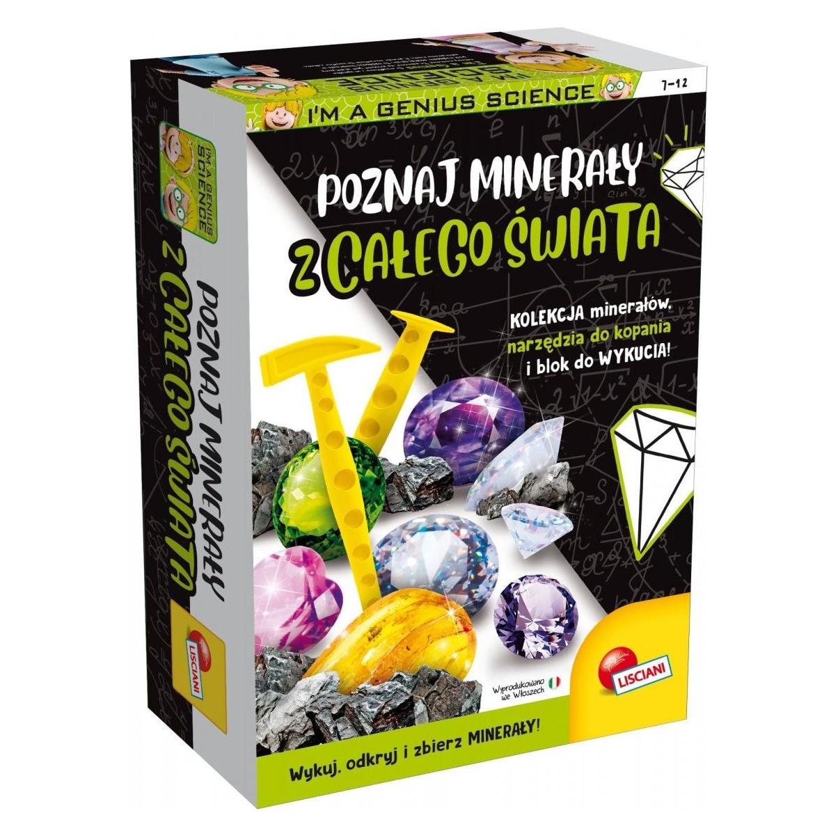 Lisciani Im a Genius Science Kit Entdecken Sie Mineralien aus der ganzen Welt (30410020)