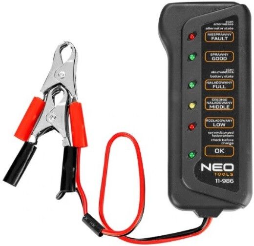 NEO TOOLS 11-986 Battery tester