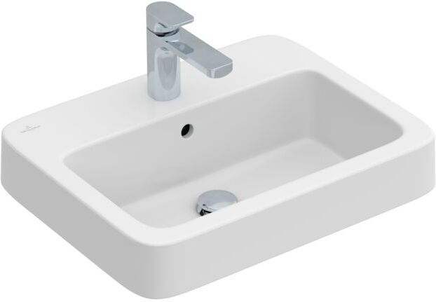 Villeroy und Boch Villeroy & Boch  Architectura Waschtisch 41935501 55x43cm, weiß, mittleres Hahnloch durchgestochen