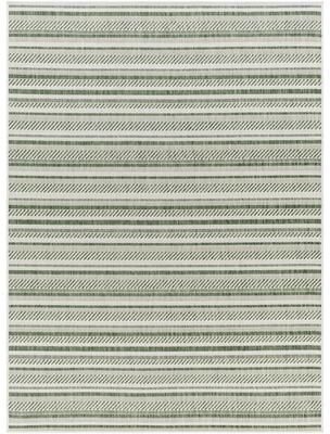 Livabliss Rikard Indoor/ Outdoor Coastal Stripe Area Rug