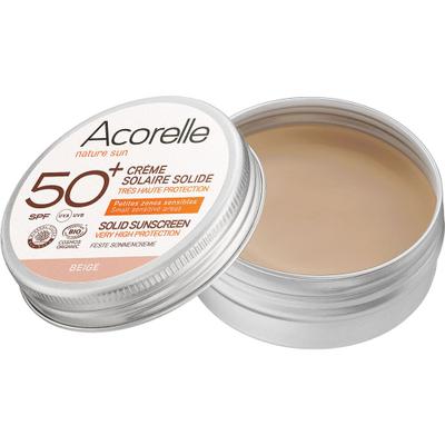 Acorelle CR SOL Solid Beig Spf50+ 20 g Sonnenschutzcreme