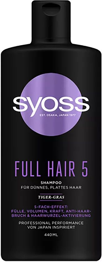 Syoss - Shampoo Full Hair 5, Syoss SHP Full Hair 5 440ML, 440 ml