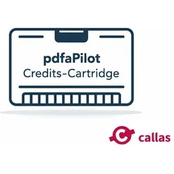 pdfaPilot Credits-Cartridge, LIZ+MNT