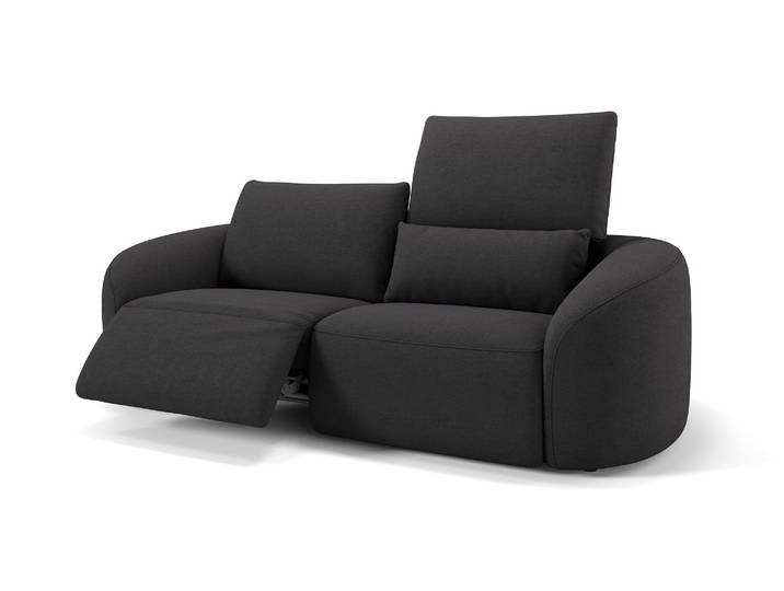 Design Stoff Couch ST. MORITZ 3er Relax Sofa