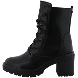 Tom Tailor Schnürboots mit Absatz - Gr. 38 - schwarz