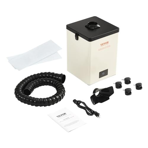 VEVOR Lasrookafzuiger 150W met 3-laags filter en 332 m³/h luchtstroom