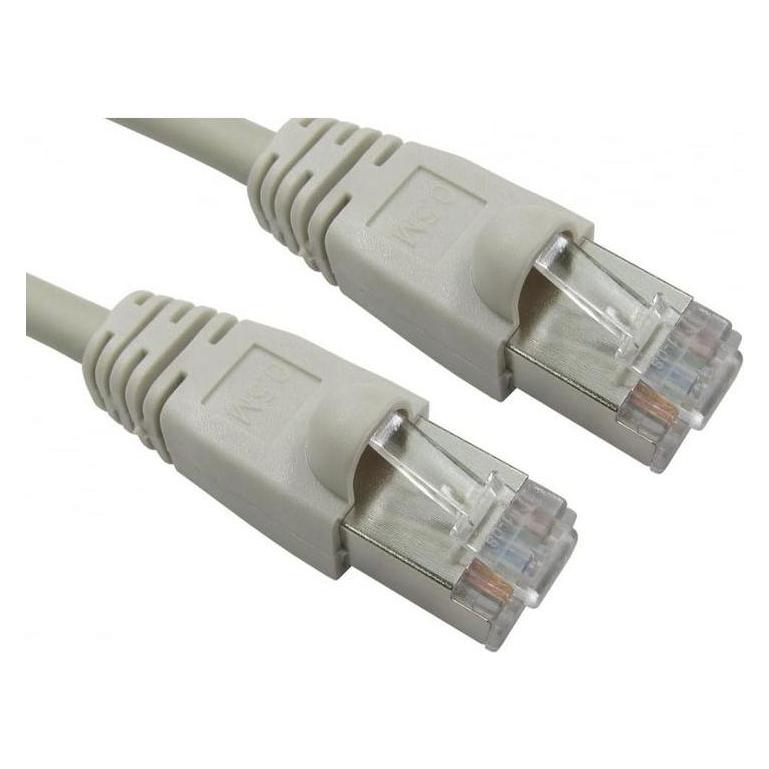 RS PRO 30m Cat6, Grey RJ45 to Male RJ45 Male, FTP Shielded, Terminated LSZH Sheath (FTP, CAT6, 30 m) (2863269)