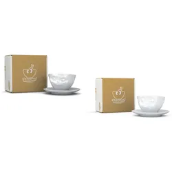 DKG utils Fiftyeight Tassen-Set 2-tlg.  200 ml Nr 002 weiß Kaffeetassen