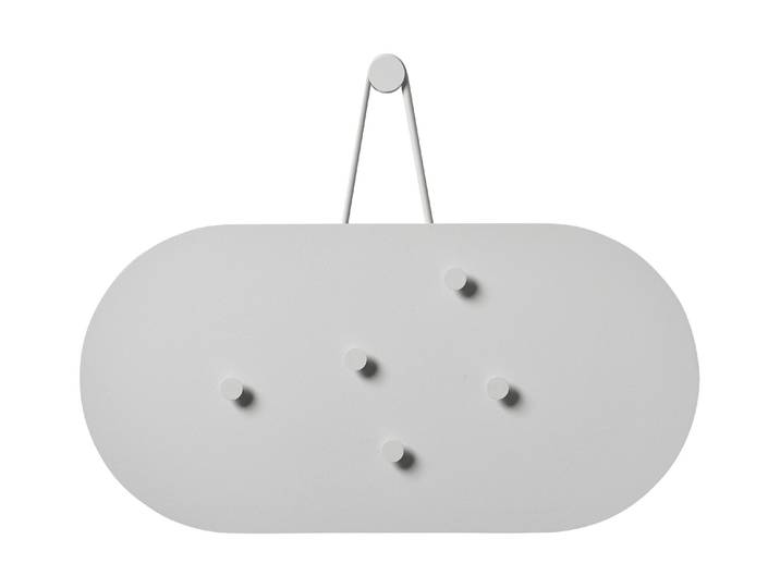 Magnettafel ZONE DENMARK, grau (hellgrau), B:30cm H:60cm, Metall, Tafeln, Magnettafel