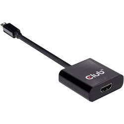 club3D CAC-2170 Mini-DisplayPort Adapter [1x Mini-DisplayPort Stecker - 1x HDMI-Buchse] Schwarz 0 mm