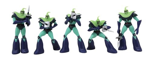 Plastoy Grendizer Pack Tubo Vega Soldiers Set met 5 figuren van 7 cm