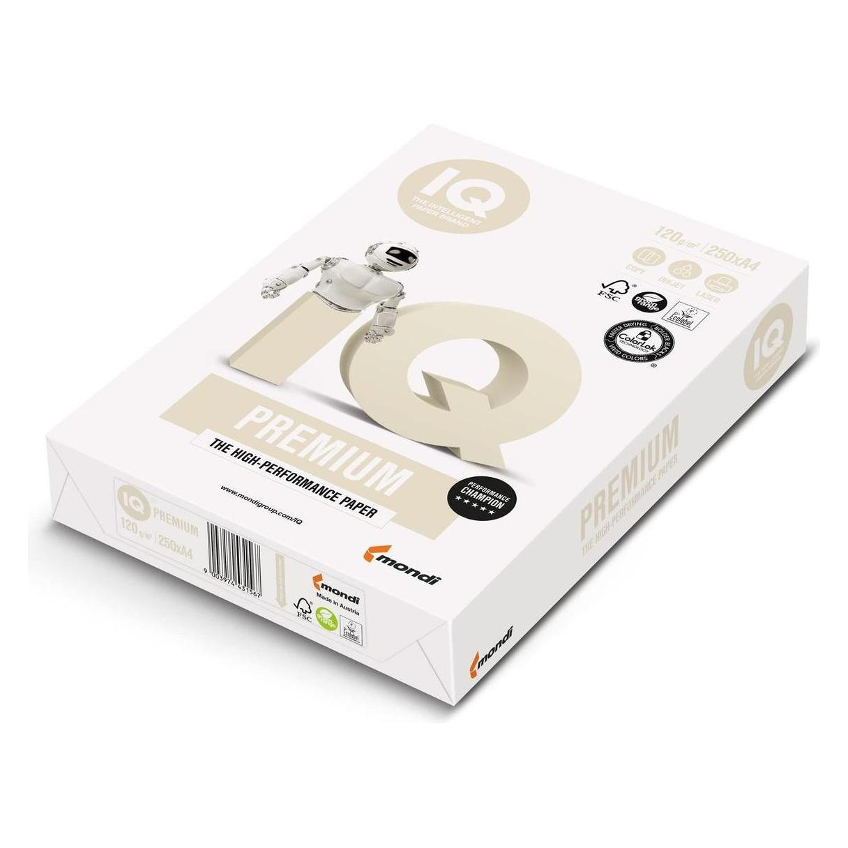 Mondi 634244 IQ Premium - A4, 120g/m2, 1 (A4, 250 Blätter, 120 g/m²) (53472812)