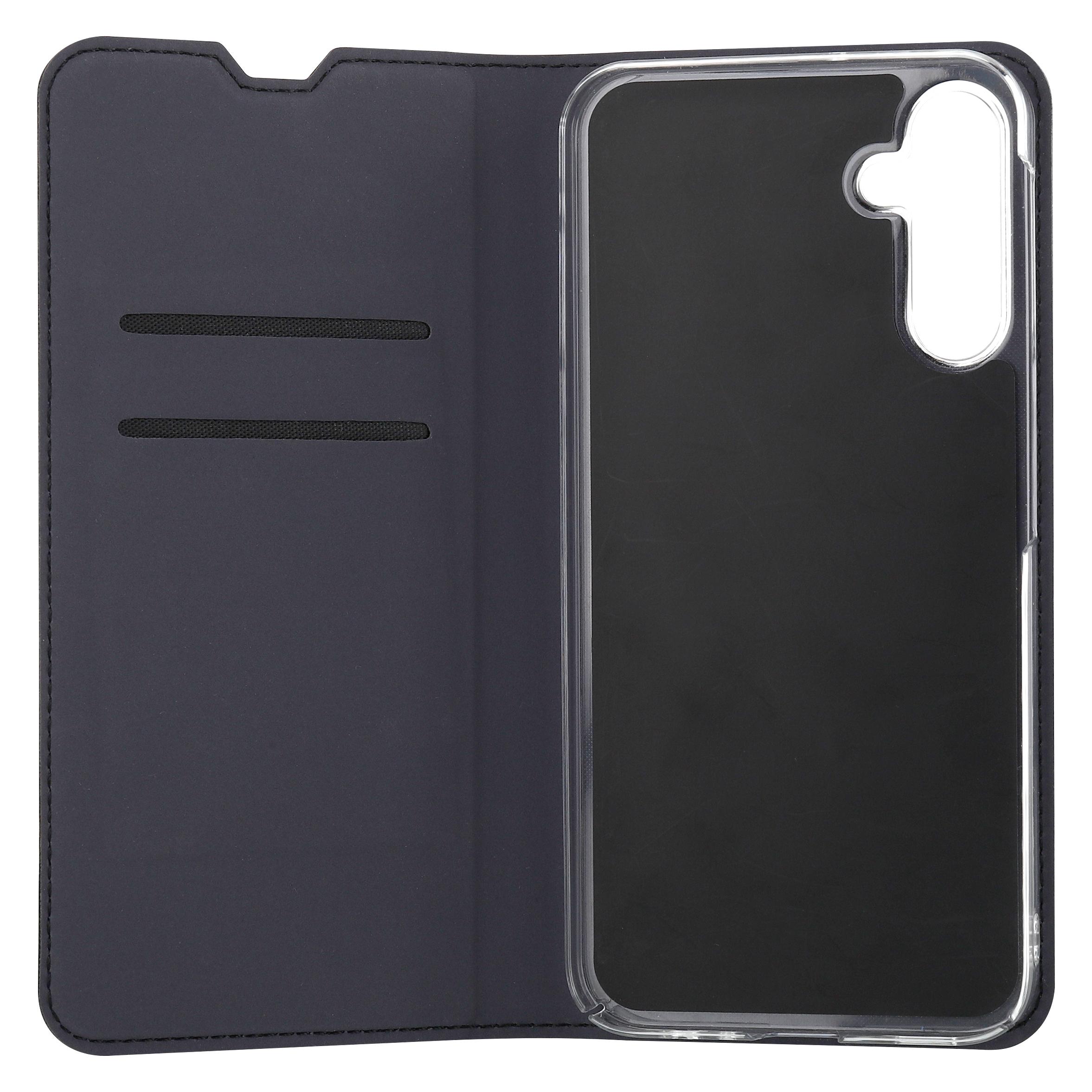 FoneKit BookCase -suojakotelo, Samsung Galaxy A55, musta (Samsung Galaxy A55) (DJS0751 bookcase // Samsung Galaxy A55)