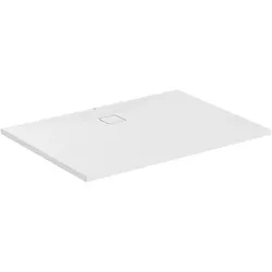 Ideal Standard Ultra Flat Evo Brausewanne T5532FO 1400 x 1000 x 35 mm, seidenweiß, rechteckig, Ablauf an langer Seite