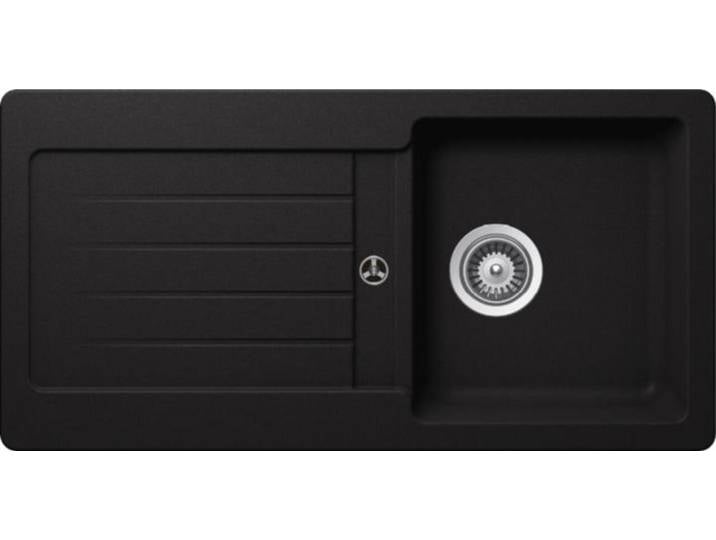 Einbauspüle TYPOS, schwarz, Materialmix